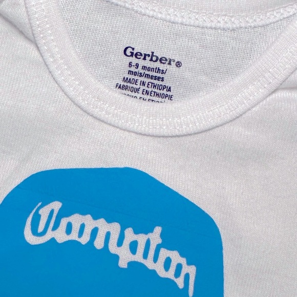 EAZY PEE funny smokn Gangsta Rap Godfather Compton hip-hop soft baby onesie 6-9M - Picture 7 of 15